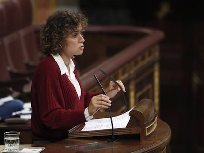 Dolors Montserrat en el Congreso de los Diputados. 