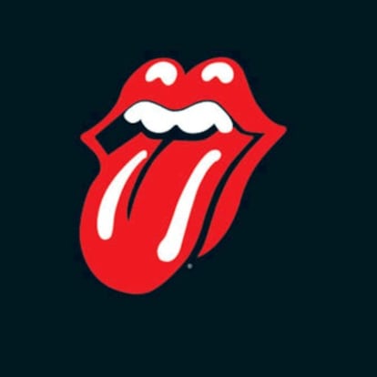 Un logotipo de los Rolling Stones