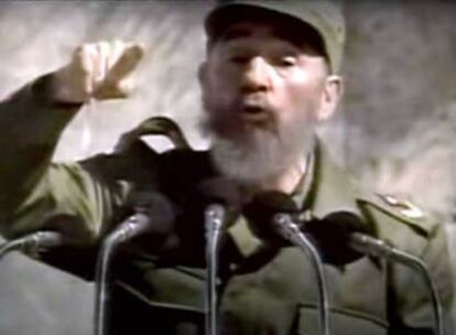 Imagen de Fidel Castro en el anuncio de AI.