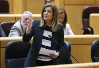 La ministra de Empleo y Seguridad Social, Fátima Báñez.