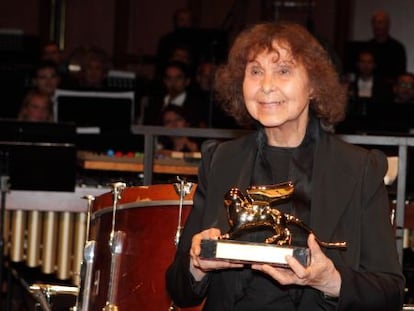 Sofia Gubaidulina recibe el León de Oro en la Bienal de Venecia
