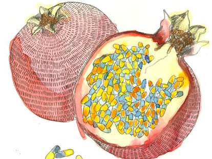 La granada es un buen antioxidante.