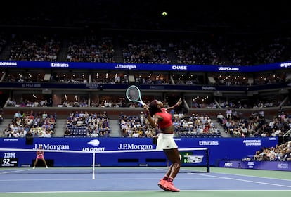 Gauff, en otro instante del partido.