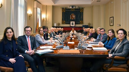 Pleno del Consejo General del Poder Judicial en una imagen de archivo.