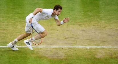 Andy Murray en us partido contra el sudafricano Kevin Anderson.
