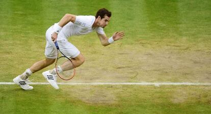 Andy Murray en us partido contra el sudafricano Kevin Anderson. 