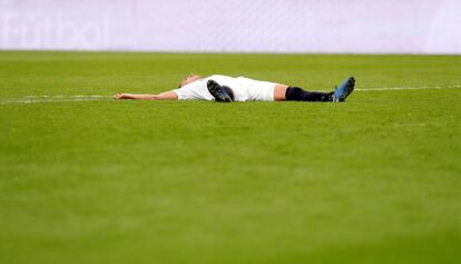 Rodrigo, tras el Valencia-Leganés del pasado sábado.
