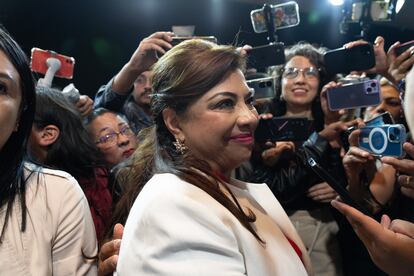 Clara Brugada, candidata para la Ciudad de México de MORENA.