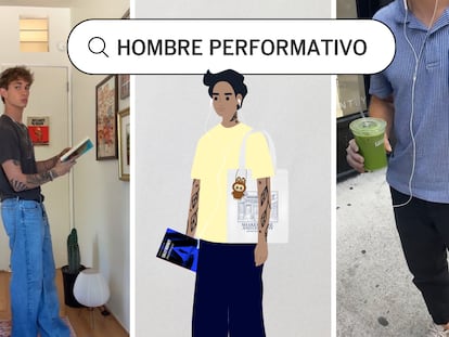 Pantalón ancho, tote bag y un libro de una autora: qué es el hombre performativo de moda en redes sociales