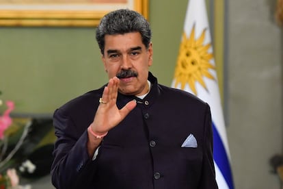 El presidente venezolano, Nicolás Maduro, durante una comparecencia.
