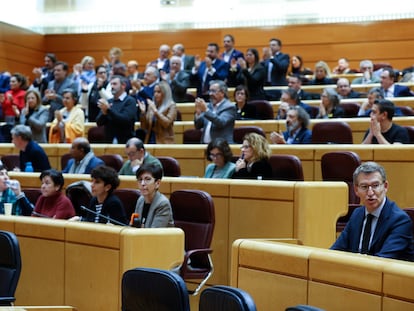 Pleno del Senado donde se votó la reforma de los delitos de malversación y sedición.