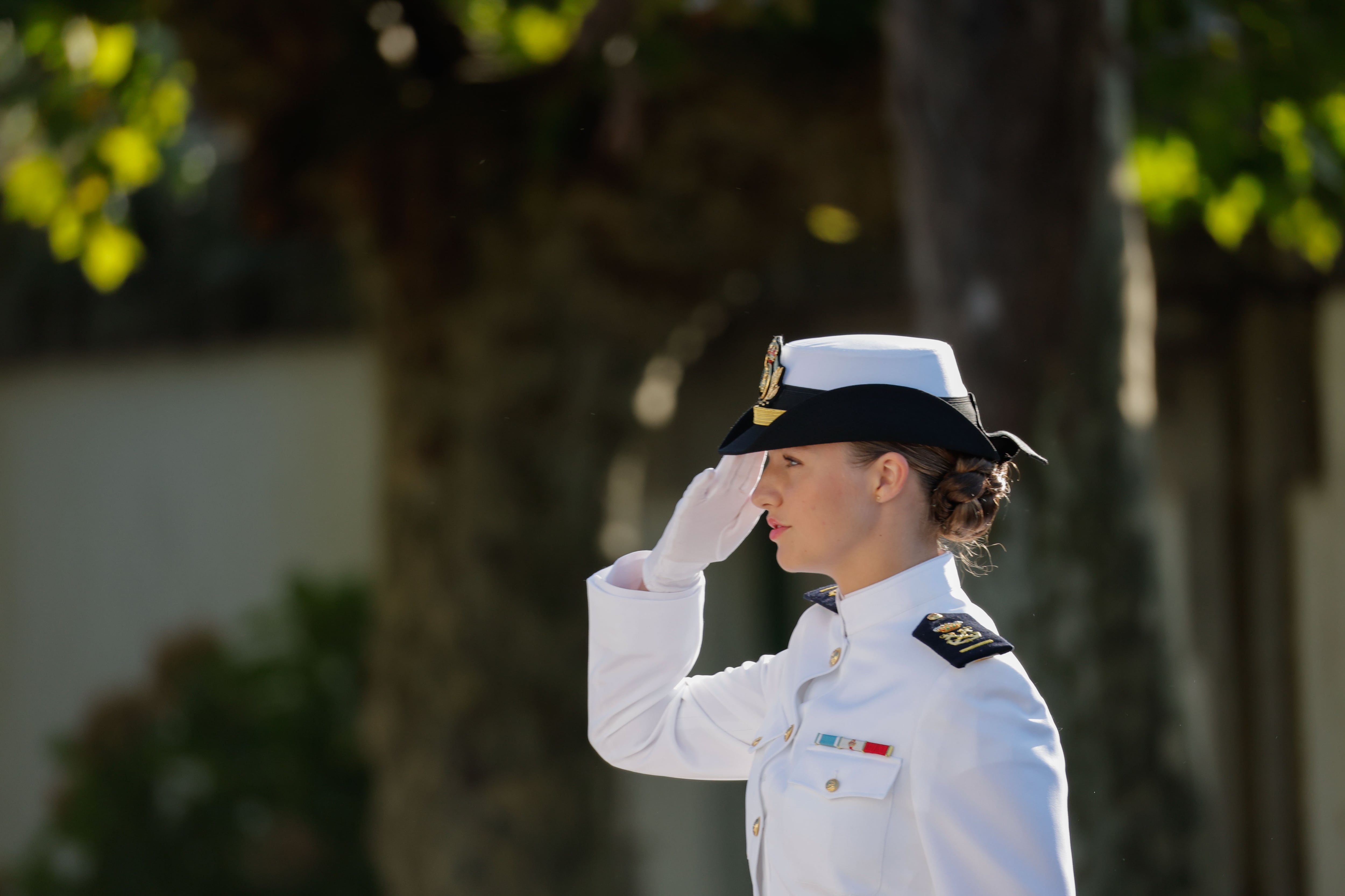 La princesa Leonor se estrena como guardiamarina 