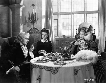 Un fotograma de la película de 1947 'El tío Silas', con Jean Simmons.