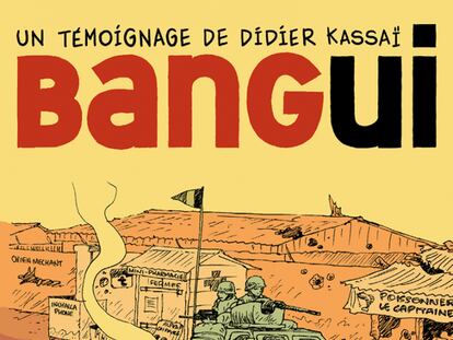 Didier Kassaï dibuja la guerra en Bangui