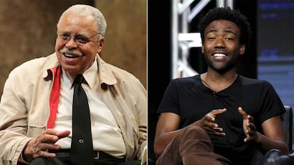 Los actores James Earl Jones (i) y Donald Glover (d) encarnarán a Mufasa y Simba en la nueva versión con animación digital de 'El Rey León', cuya fecha de estreno aún no se ha confirmado.