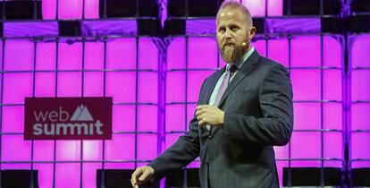 Brad Parscale, director digital de la campaña electoral de Donald Trump, en la Web Summit que se celebra en Lisboa