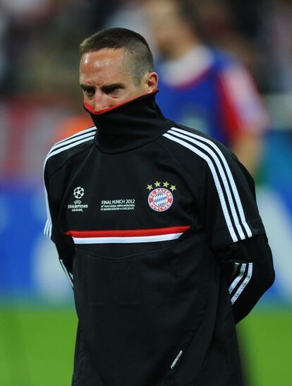 Franck Ribéry, después del partido.