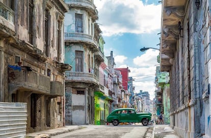 Calle de la Vieja Habana (Cuba).
