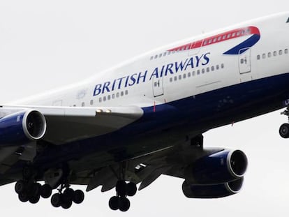 Un B747 de British Airways.