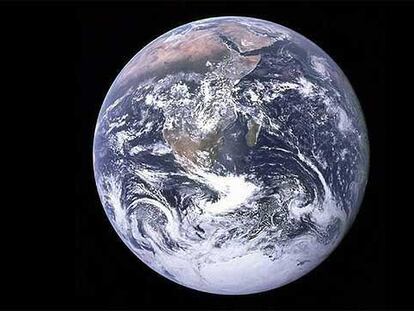 La Tierra vista desde el espacio.