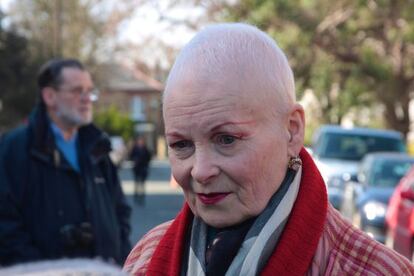 Vivienne Westwood, en una manifestaci&oacute;n en Londres, el 5 de marzo de 2014.