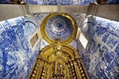 Iglesia de San Lorenzo de Almancil, en el Algarve.