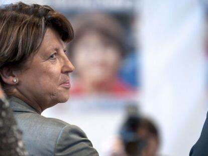 Martine Aubry, candidata en las primarias del PS franc&eacute;s.