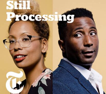 Wesley Morris y Jenna Wortham, conductores del podcasts 'Still Processing'.