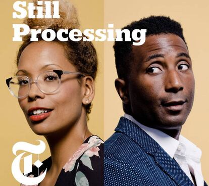 Wesley Morris y Jenna Wortham, conductores del podcasts &#039;Still Processing&#039;. 