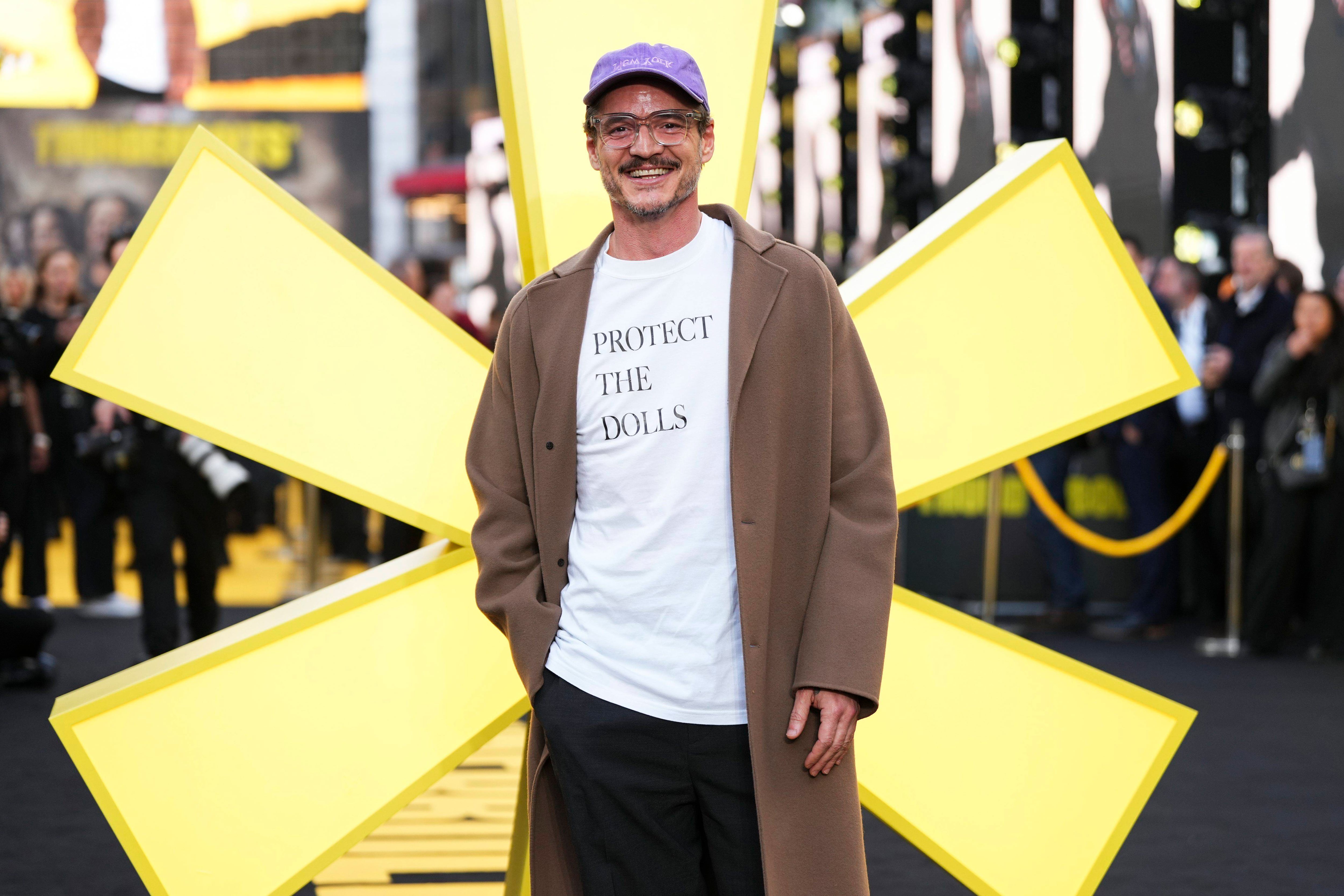 El actor Pedro Pascal, el 22 de abril de 2025, en el estreno de 'Thunderbolts*' en Londres (Reino Unido).
