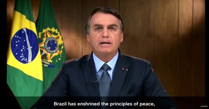 Jair Bolsonaro discursa nesta terça na Assembleia Geral da ONU.