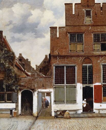 'Calle en Delft' (1657-1658), de Johannes Vermeer, en el Rijksmuseum de Ámsterdam.