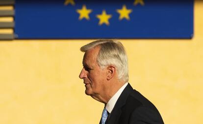 Michel Barnier, en Bruselas, el pasado lunes.