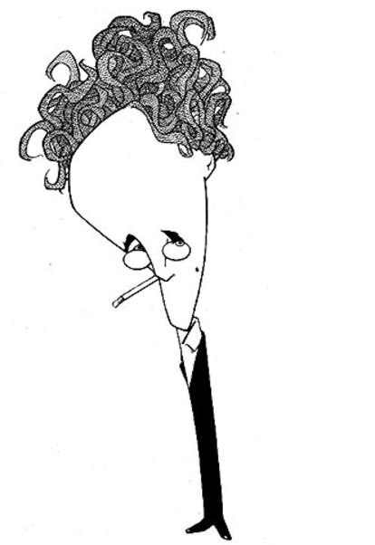 Roberto Bolaño (1953-2003) visto por Loredano.