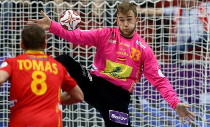 Pérez de Vargas, en el partido contra Eslovenia.