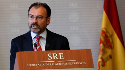 El ministro mexicano de Exteriores, Luis Videgaray.