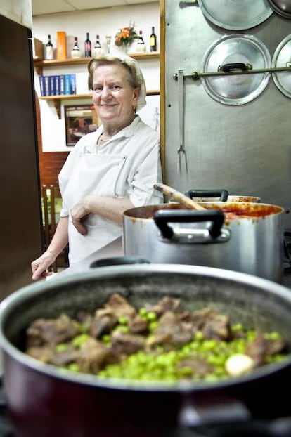 Concetta D'Onofrio, cocinera del restaurante Da Giovanni.