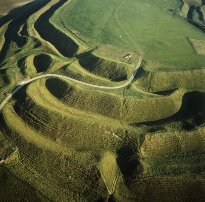 Castro de Maiden (denominado Maiden Castle), en Dorchester.