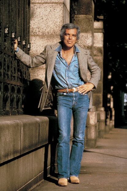 Retrato de Ralph Lauren en 1978 cuando ya triunfaba con su propia compañía.