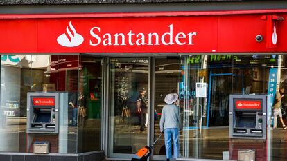 Una sucursal de Santander en Londres.