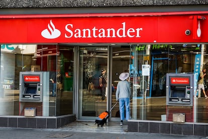 Una sucursal de Santander en Londres.