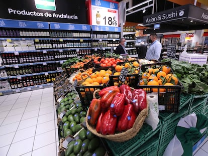 Un hipermercado Carrefour en Málaga.