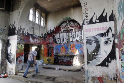 Interior de El Monasterio de Getafe (Madrid), donde se celebró la fiesta clandestina.