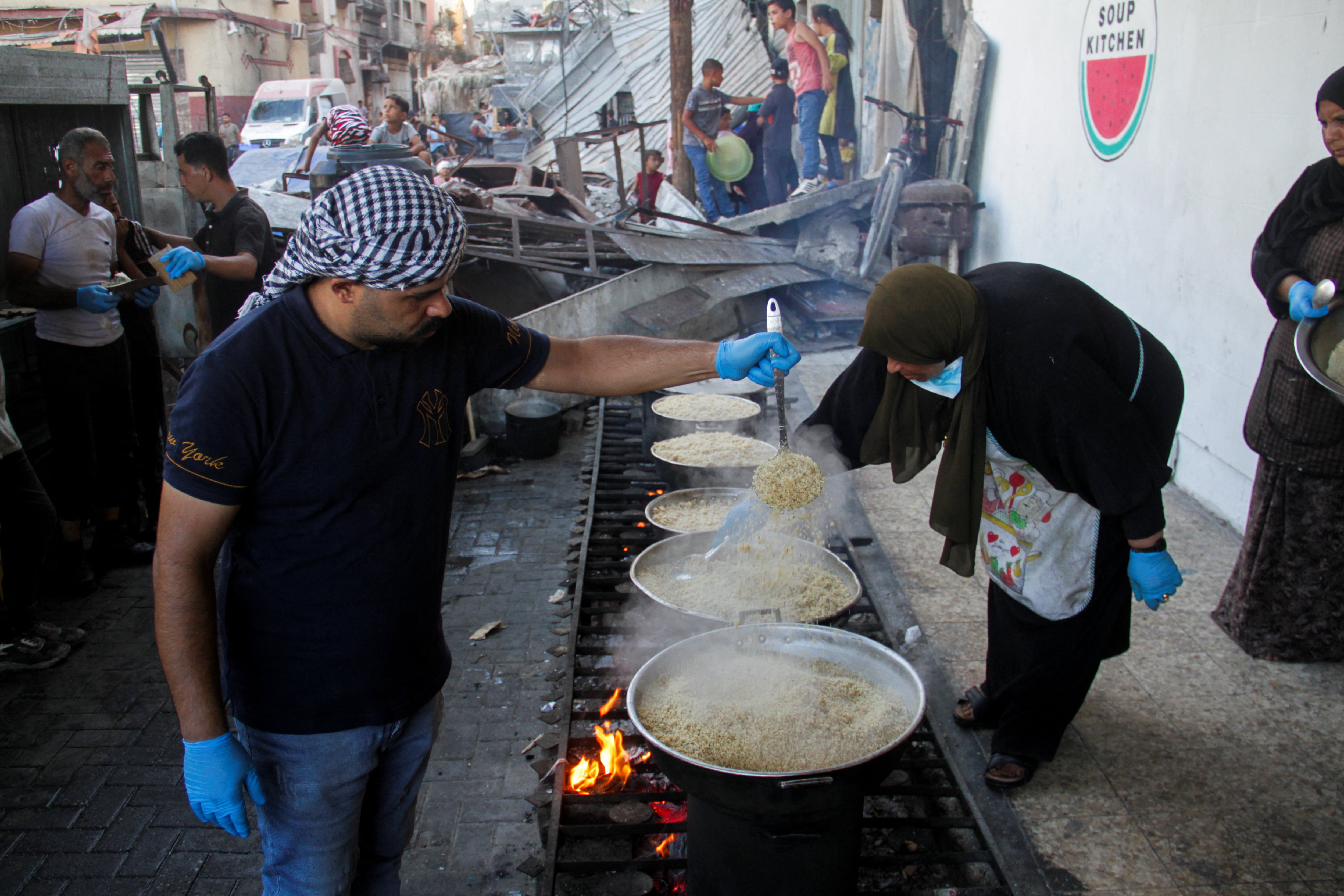 La guerra de Gaza contada desde la cocina 