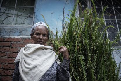 En la comunidad de Adís Abeba, la capital de Etiopía, también viven  mujeres mayores que no tienen hijos que las puedan apoyar económicamente. La mayoría se ve obligada a buscar pequeños trabajos para poder subsistir. 