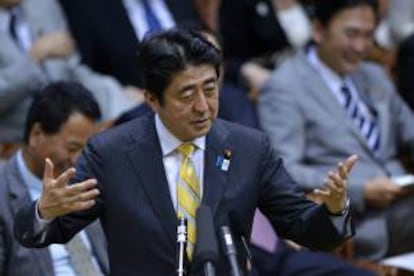 El primer ministro japonés, Shinzo Abe. EFE/Archivo