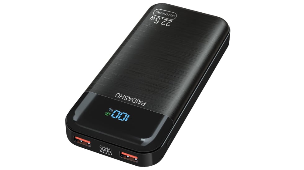Batería externa con más de 25.000 mAh.