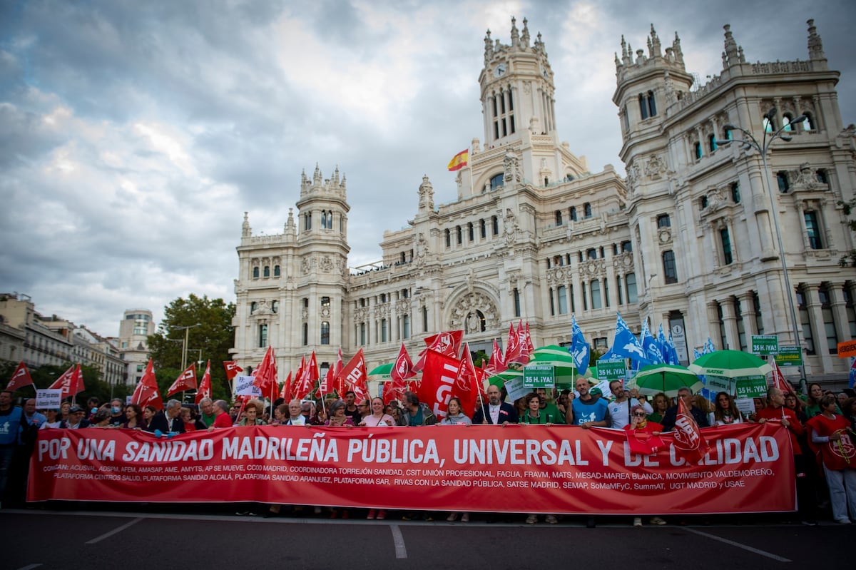 Manifestación: Decenas de miles de madrileños salen en defensa de la ...