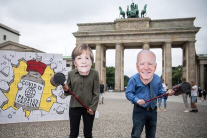 Merkel y Biden