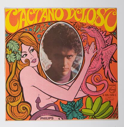 Portada de disco de Caetano Veloso / Philips, Brasil, 1968 / Diseño: Rogerio Duarte / Foto: David Drew Zingg.